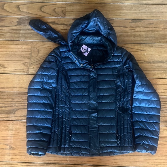 32 Degrees Black Puffer Down Hooded Jacket New With Tag Size XS - Picture 4 of 8